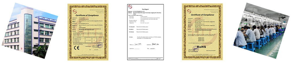 Certificates of gaming headset from DL Electronic